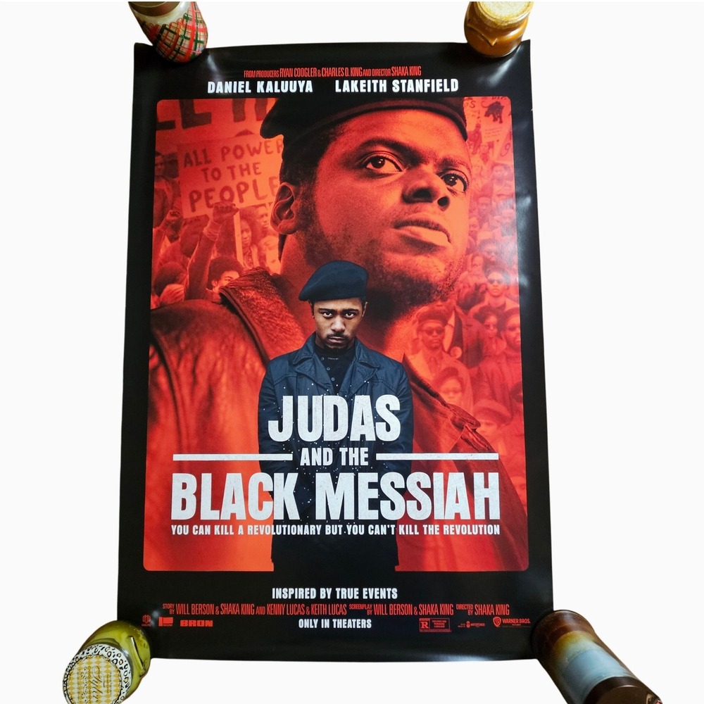 Judas and the Black Messiah 2021 Original Movie Poster 27x40 Daniel Kaluuya D/S